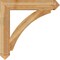 Ekena Millwork Thorton Arts & Crafts Rough Sawn Bracket, Western Red Cedar, 6"W x 38"D x 38"H BKT06X38X38THR03RWR - alternate 4